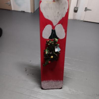 HOLIDAY REPURPOSED OLD WOODEN IRONING BOARD