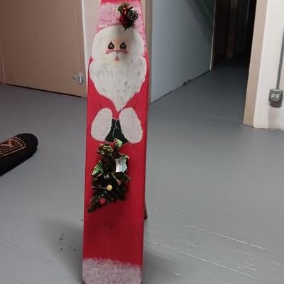 HOLIDAY REPURPOSED OLD WOODEN IRONING BOARD