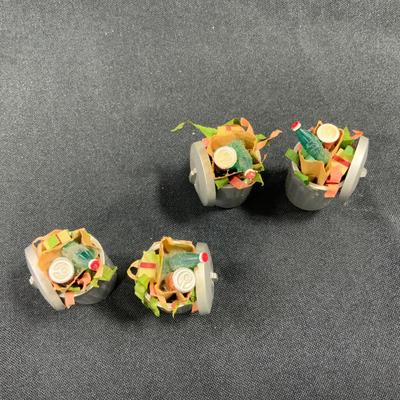 Lot 7 | Christmas Trash Cans
