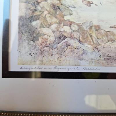 "Seagulls on Ogunquit Beach"