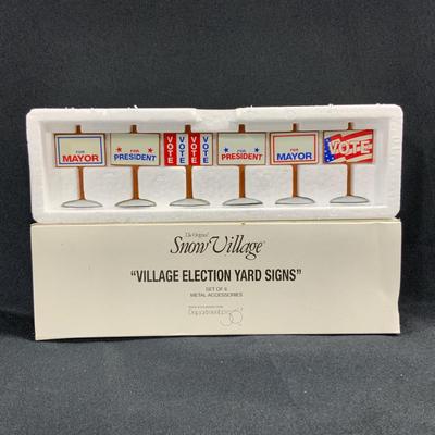 Lot 9 | Village Election Yard Signs