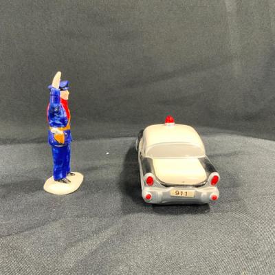 Lot 10 | Calling All Cars | Policeman and Car