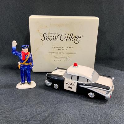 Lot 10 | Calling All Cars | Policeman and Car