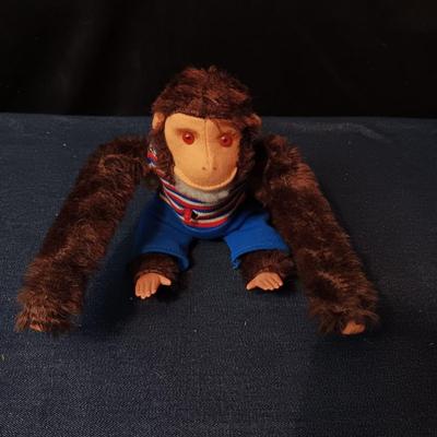 VINTAGE WIND UP SOMERSAULT MONKEY THAT WORKS!