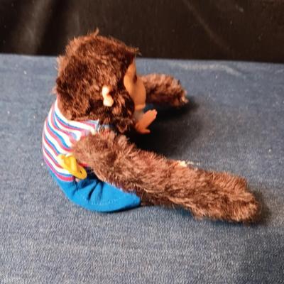 VINTAGE WIND UP SOMERSAULT MONKEY THAT WORKS!