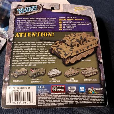 3 NEW DIE-CAST MILITARY MUSCLE VEHICLE MODELS