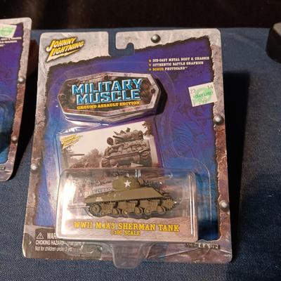 3 NEW DIE-CAST MILITARY MUSCLE VEHICLE MODELS