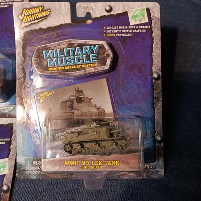 3 NEW DIE-CAST MILITARY MUSCLE VEHICLE MODELS