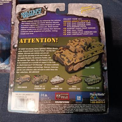 3 NEW DIE-CAST MILITARY MUSCLE VEHICLE MODELS