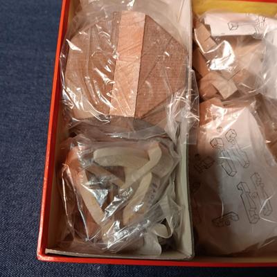 6 WOODEN PUZZLES