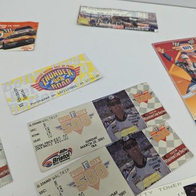 Vintage Racing Track Ticket Stubs - Daytona Bristol