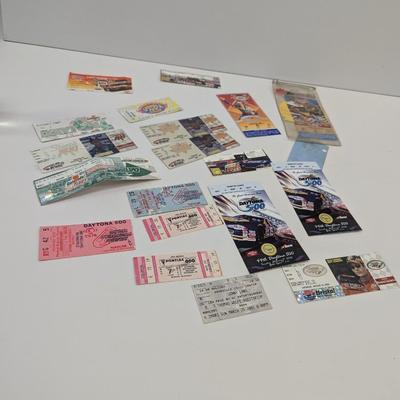 Vintage Racing Track Ticket Stubs - Daytona Bristol