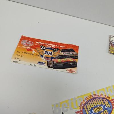 Vintage Racing Track Ticket Stubs - Daytona Bristol