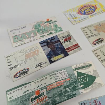 Vintage Racing Track Ticket Stubs - Daytona Bristol