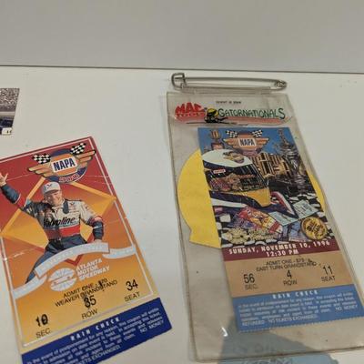 Vintage Racing Track Ticket Stubs - Daytona Bristol
