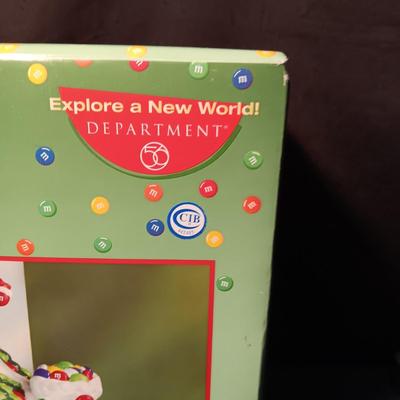 NEW DEPARTMENT 56 M&M CHRISTMAS CANDY SHOPPE