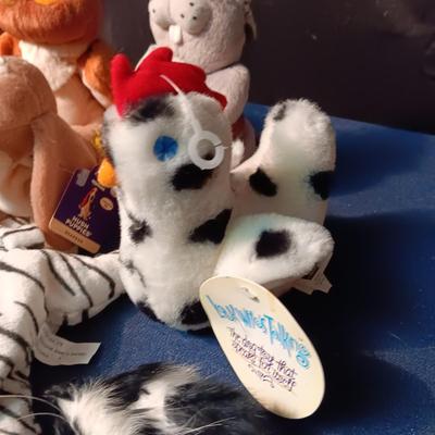 KITTY CATS MADE W/RABBIT FUR AND OTHER PLUSH ANIMALS