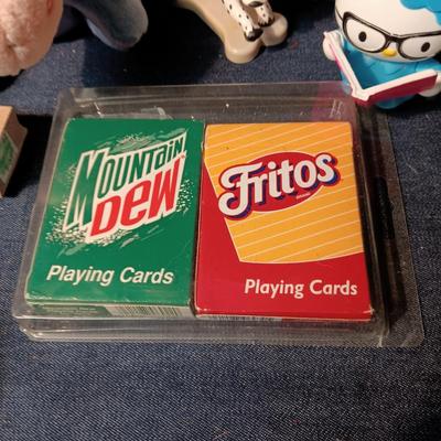 MISC TOYS, DECKS OF CARDS AND MORE