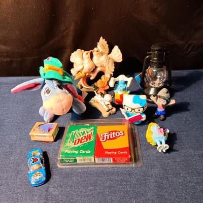 MISC TOYS, DECKS OF CARDS AND MORE