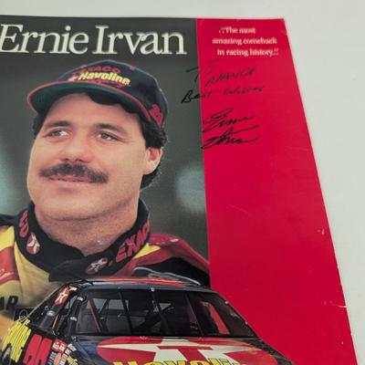 Autographed NASCAR BIO/Informational Cards