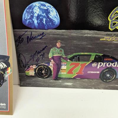 Autographed NASCAR BIO/Informational Cards