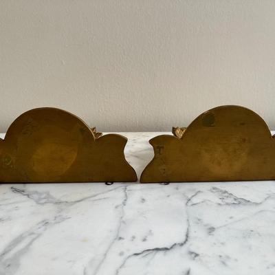 Pair of Carved Giltwood Wall Shelves
