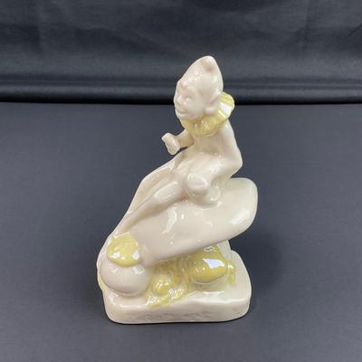 -6- BELLEEK | Ireland Elf On Mushroom Porcelain | 3rd Mark