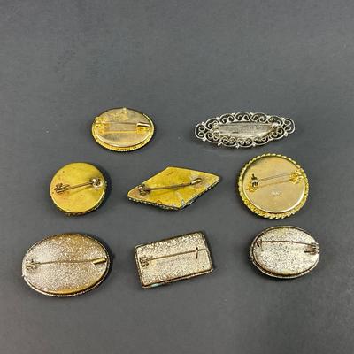 -9- ITALIAN | Micro Mosaic Brooches