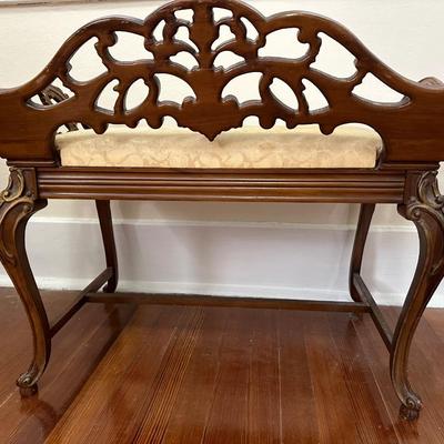 Victorian Vanity Bench