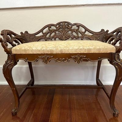 Victorian Vanity Bench