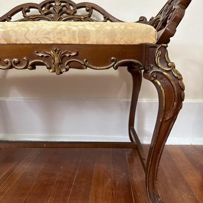 Victorian Vanity Bench