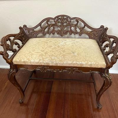 Victorian Vanity Bench