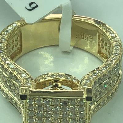 Ring 14 k Diamond 1.48 ctw 6.5