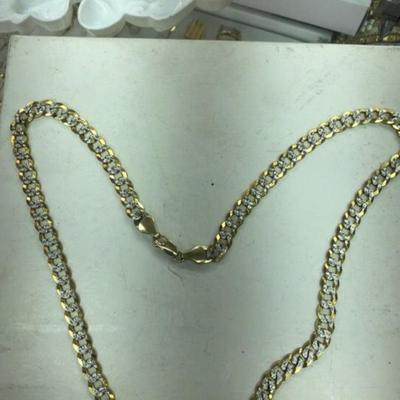 14 k Gold necklace 24 in 49.5 g