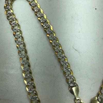 14 k Gold necklace 24 in 49.5 g