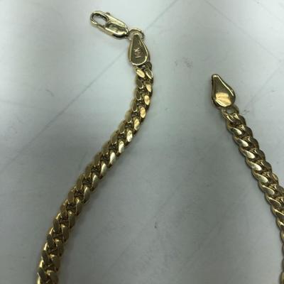 Gold Bracelet 14 k 8 in 18.2g