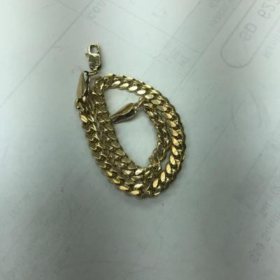 Gold Bracelet 14 k 8 in 18.2g