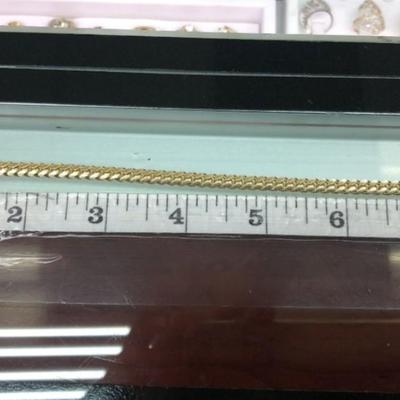 Gold Bracelet 14 k 8 in 18.2g