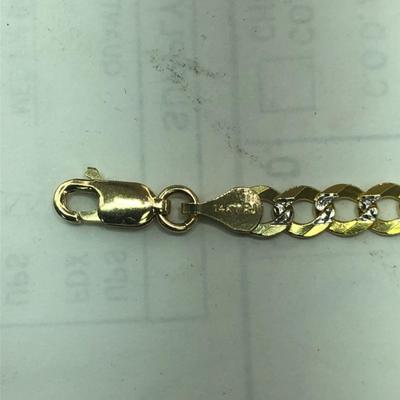 14 k Gold Bracelet 8 in 26.2g
