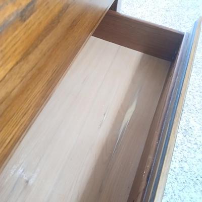 Beautiful Mission Craftsman Oak 6 Drawer Dresser Chest with cedar and felt lined drawers