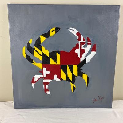 127 Original Oil Painting "All About Maryland" by Kathie Rogers