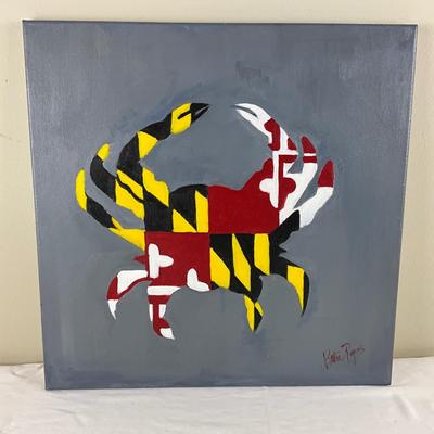 127 Original Oil Painting "All About Maryland" by Kathie Rogers