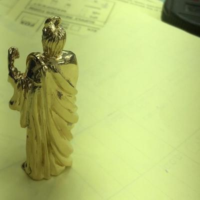Gold judas medalion 14 K 34.2G