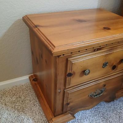 Knotty Pine Nightstand
