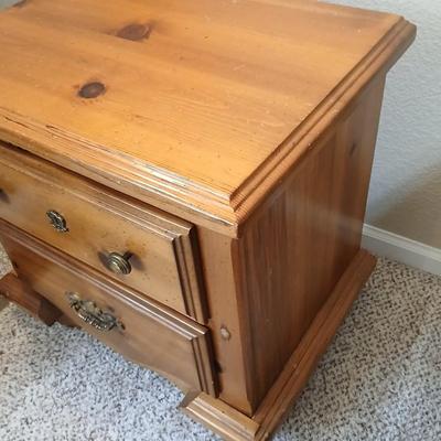 Knotty Pine Nightstand