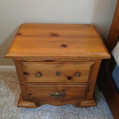 Knotty Pine Nightstand