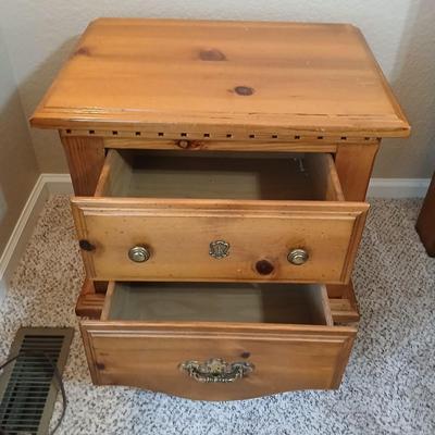 Knotty Pine Nightstand
