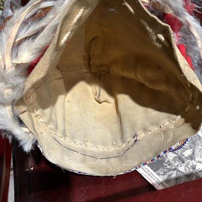 Native American beaded headdress vintage