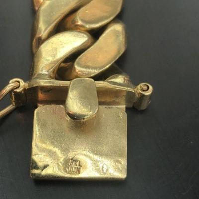 Gold Bracelet 10 k 9 in 67.3 g