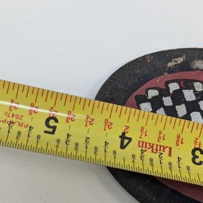 Checkered Flags Racing Plaque
